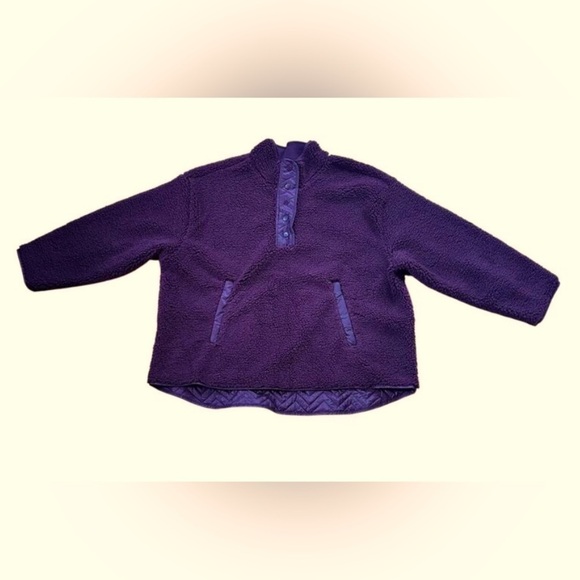 ATHLETA Cozy Sherpa Snap Sweatshirt - Picture 5 of 6